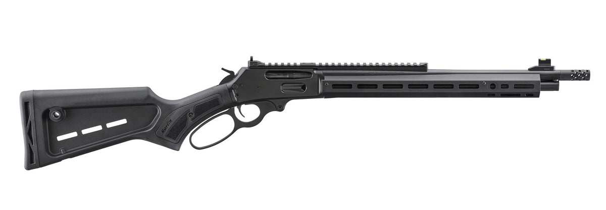 Marlin 70902 336 Dark 30-30 Win 5+1 16.17" Graphite Black Cerakote Steel Threaded Barrel, Graphite Black Cerakote Picatinny Rail Steel Receiver, M-LOK Handguard, Black Polymer Adjustable Stock