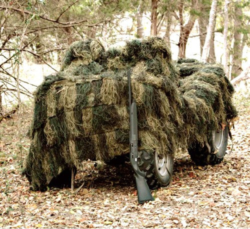 Red Rock Woodland Camo Ghillie Blind Netting 5 x 12 Feet