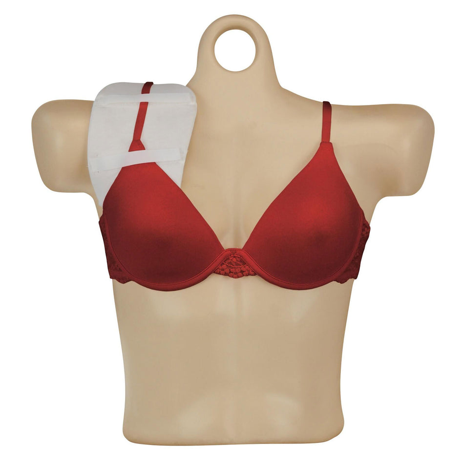Caldwell 360000 Women's Hidden Comfort Recoil Shield White Cotton Blend Bra Strap Mount