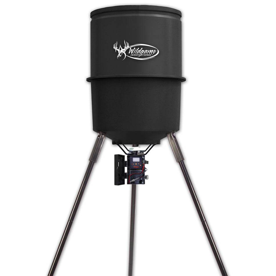 Wildgame Quick Set 225 Free Standing Feeder 30 Gallon Poly Barrel