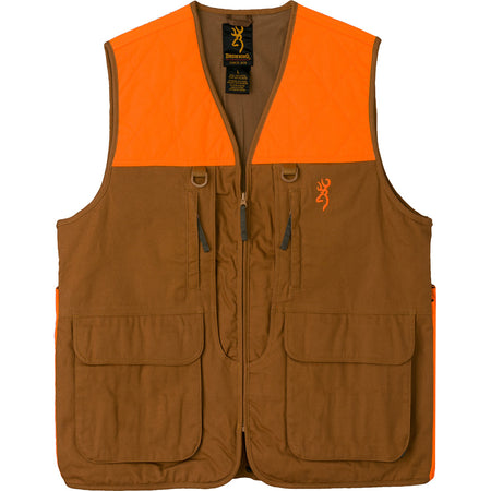 Browning Pheasant Forever Cotton Canvas Vest Large No Embroidery