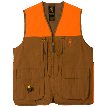 Browning Pheasant Forever Cotton Canvas Vest 2XL No Embroidery