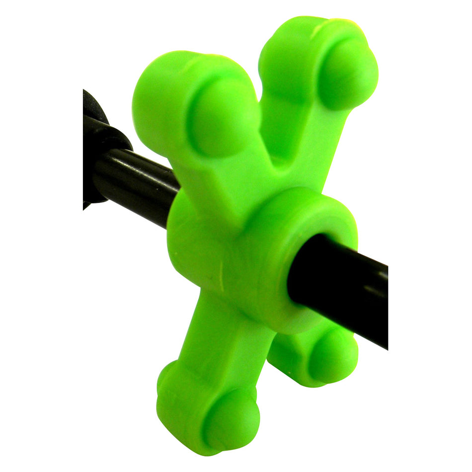 BowJax SlimJax Neon Green Cable Guard Dampener for Compound Bows