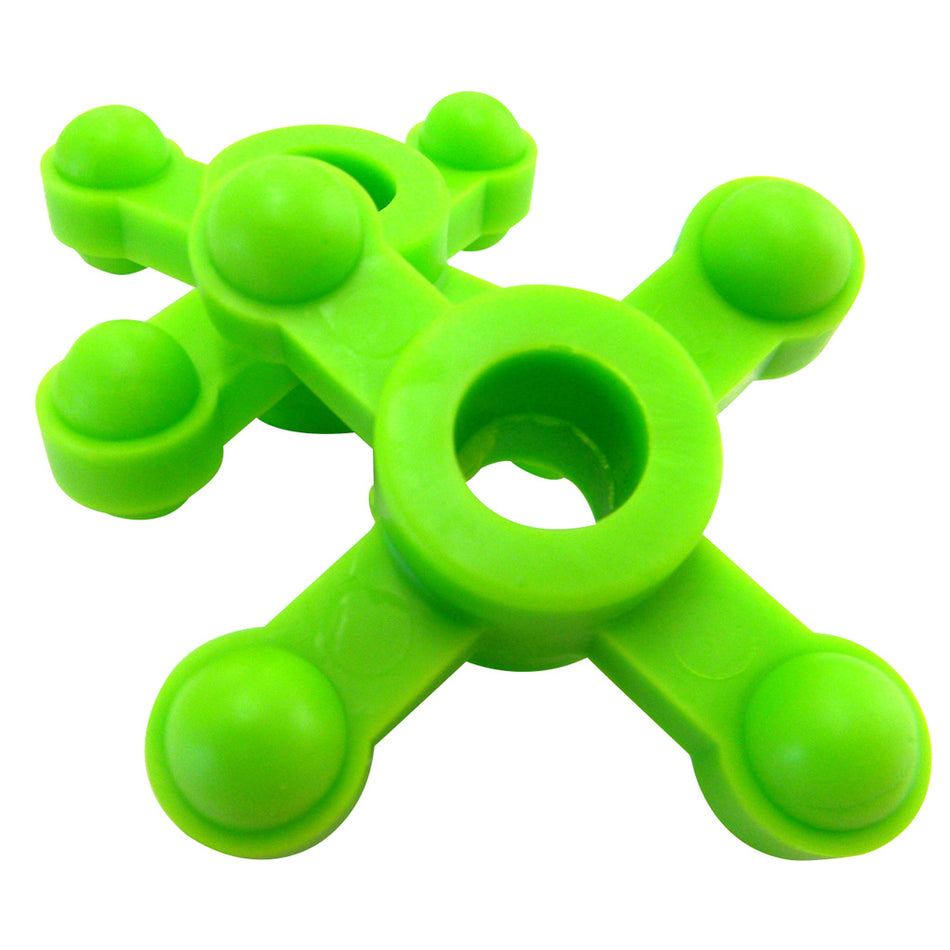 BowJax MaxJax Dampener Neon Green for Stabilizers 5/8-1 in. 2 pk.