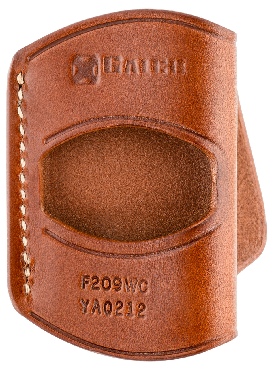 Galco Yaqui Slide YAQ212 Tan Leather OWB Belt Holster for 1911 Pistols 3-5", Right-Hand Draw