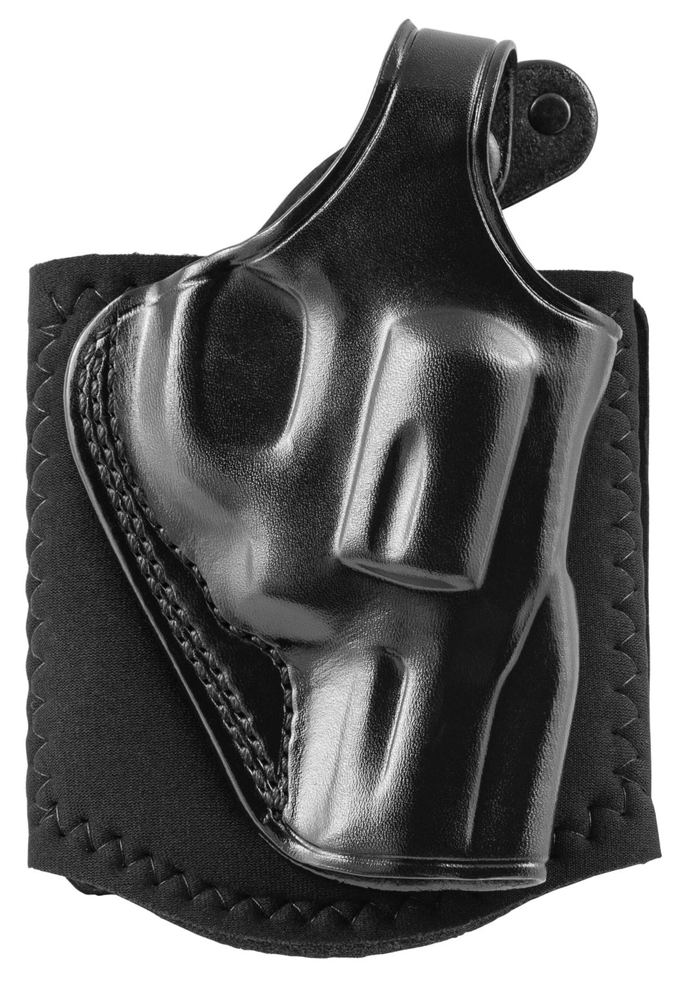 Galco Ankle Glove AG158B Black Leather Ankle Holster for S&W J Frame Charter Arms Undercover Right Hand