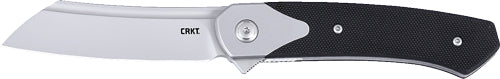 CRKT Viento Assisted Open 3.23" D2 Plain Edge Black Stainless Folder