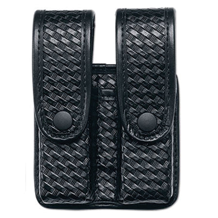 Uncle Mikes 8837-1 Fitted Double Magazine Case Black Nylon