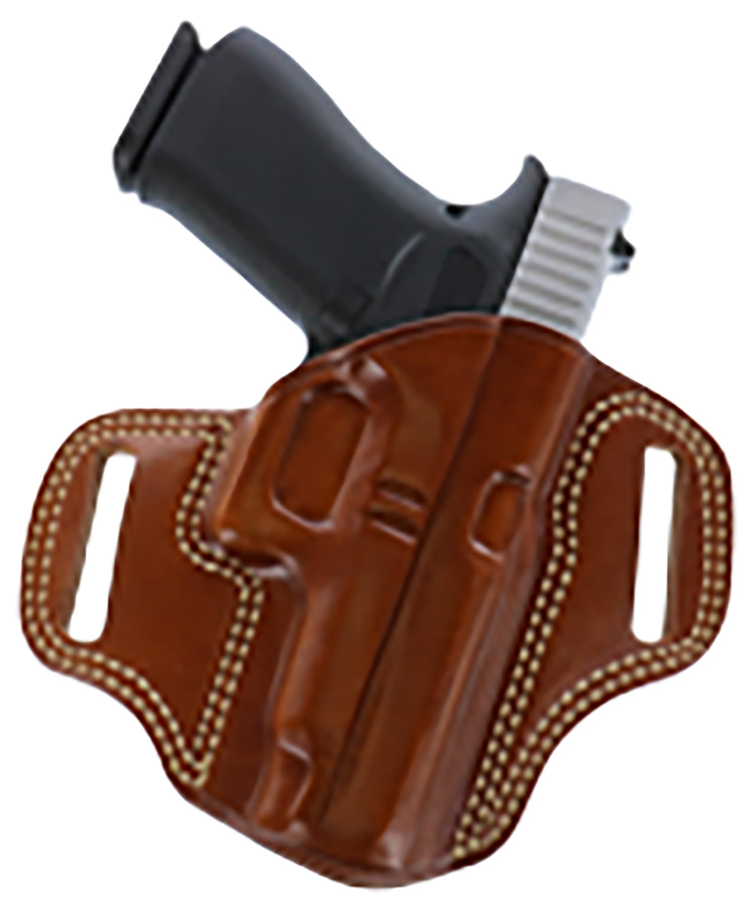 Galco Combat Master CM212 OWB Tan Leather Belt Slide for 1911 Pistols Right Hand