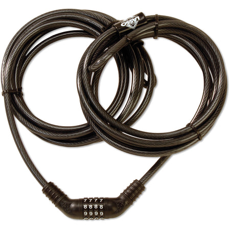 Lasso Security Cable Original Galvanized Steel with Combo Lock