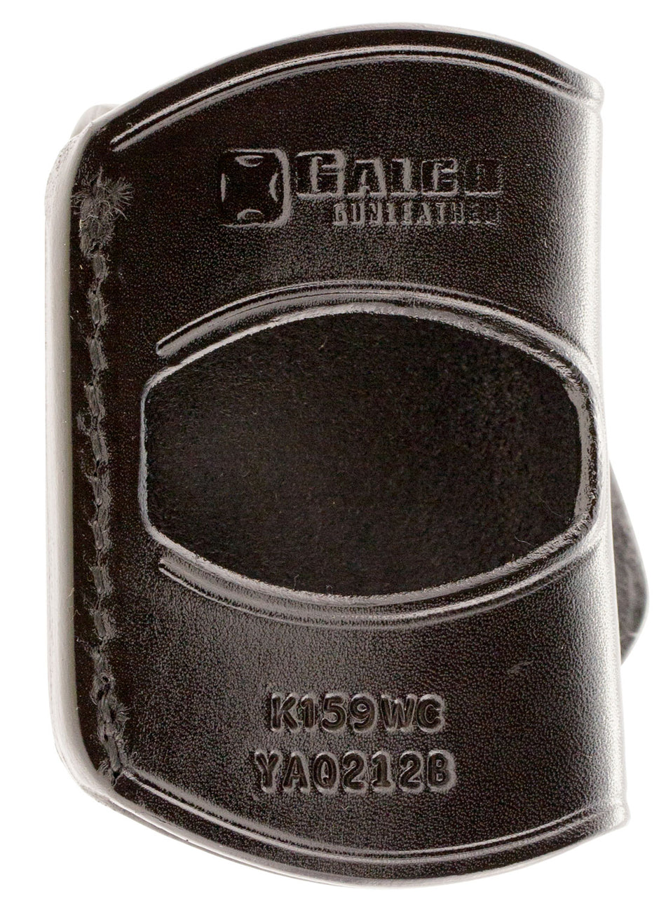 Galco Yaqui YAQ212B OWB Black Leather Belt Slide for 1911 3-5" Barrel Right Hand