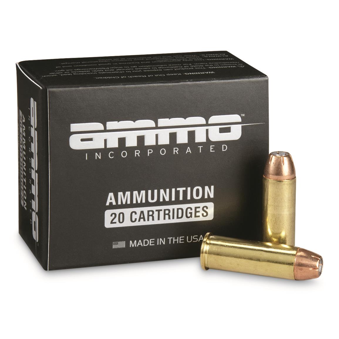 Ammo Inc .44 Magnum 44240JHPA20 Signature Jacketed Hollow Point JHP 240 Grain