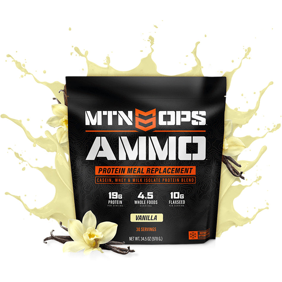 MTN OPS Ammo Vanilla Whey Protein and Meal Replacement