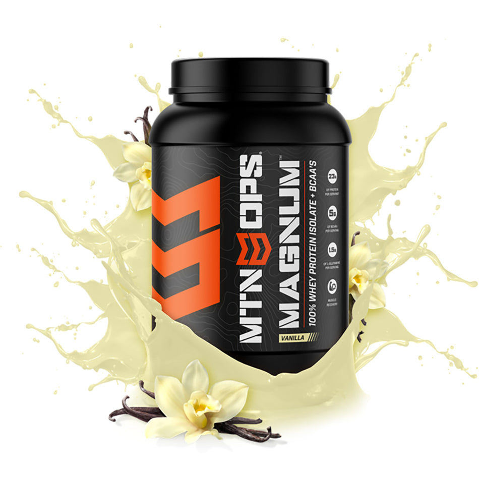 MTN OPS Magnum Vanilla Whey Protein and BCAA Supplement