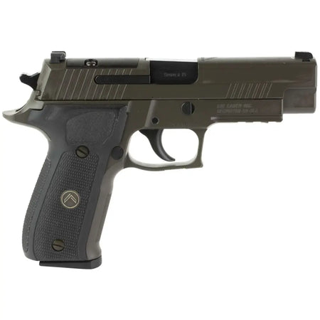 Sig Sauer P226 9mm Legion Pistol, 4.4" DA/SA Barrel, Black Grip, Three 10-Round Magazines, Optic Ready, Compliant