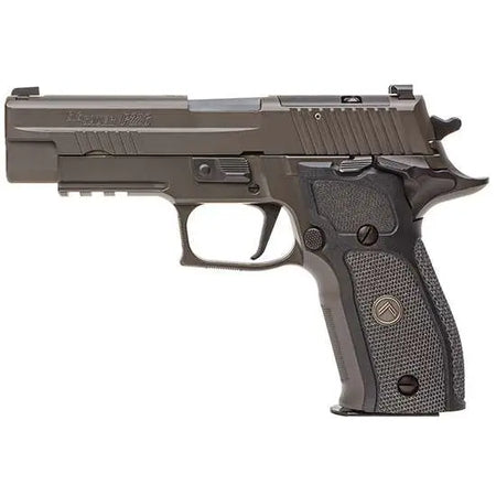SIG SAUER P226 Legion 9mm Pistol, Legion Gray, Black G10 Grips, 3-15RD Mags, Optics Ready