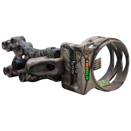 TruGlo Carbon XS Extreme Archery Sight 5 Pin .019 Realtree Xtra Ambidextrous