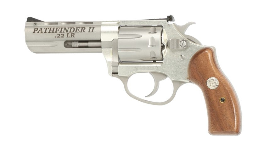 Charter Arms Pathfinder II .22LR Stainless/Wood 3.5" 8-Shot Revolver