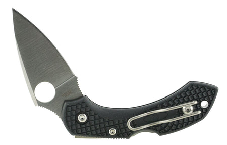 Spyderco Dragonfly 2 C28PBK2 2.25" Plain Clip Point VG-10 Stainless Blade Black FRN Handle Folding Knife
