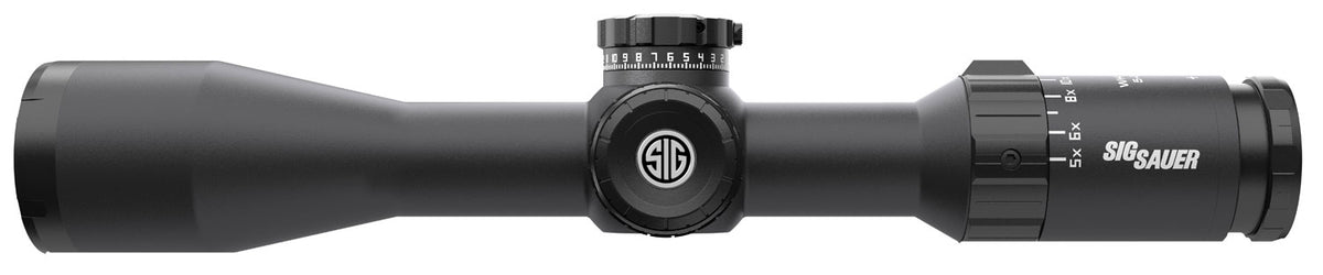 Whiskey5 Rifle Scope 3-15x44mm 30mm SFP Black Hellfire Quadplex Illuminated Reticle