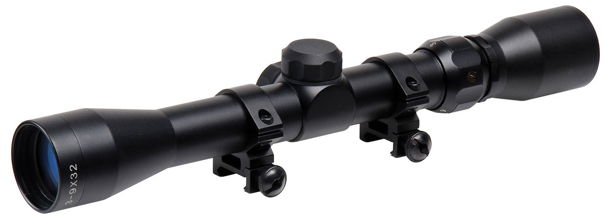 TruGlo TG-853932B Trushot Black Anodized 3-9x 32mm 1-Inch Tube Duplex Reticle Rifle Scope