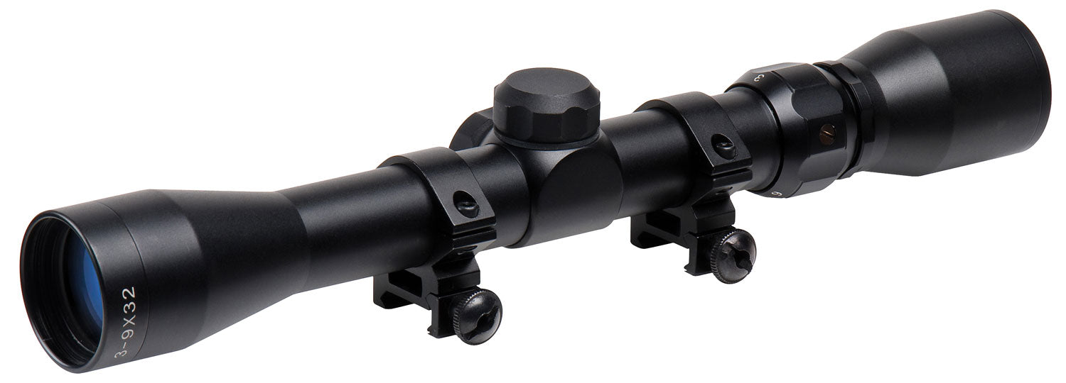 TruGlo TG-853932B Trushot Black Anodized 3-9x 32mm 1-Inch Tube Duplex Reticle Rifle Scope