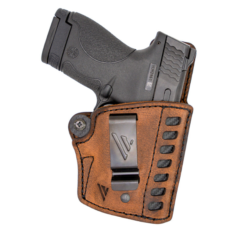 Versacarry Compound G2 Deluxe Inside Waistband Holster, Right Hand, Brown Leather/Kydex, Sz 2