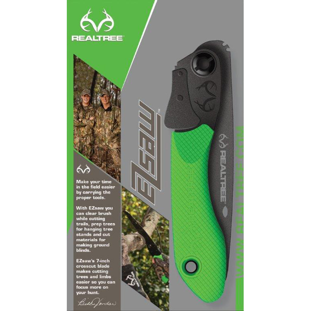 Realtree EZ Folding Hand Saw with Rubber Grip Handle