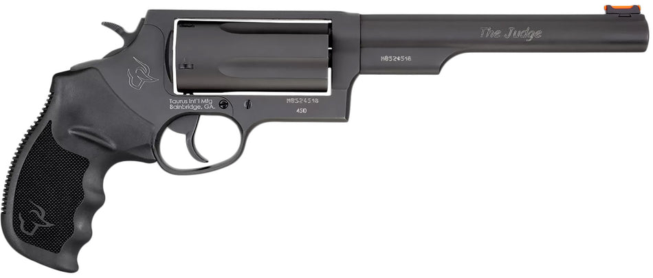 Taurus Judge Magnum Compact Frame .45 Colt/.410 Gauge Revolver - 5rd, 6.5" Barrel, Matte Black Oxide Finish