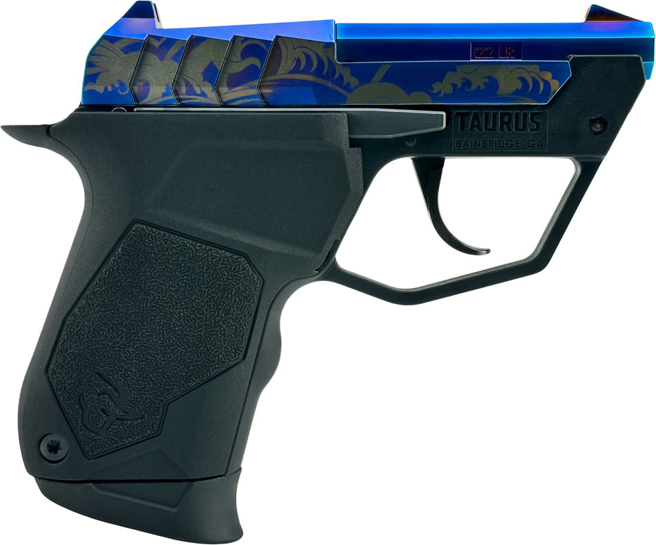 Taurus 22TUC Micro Compact 22 LR 9+1 2.50" Tip-Up Barrel Pistol - Gold/White Finish
