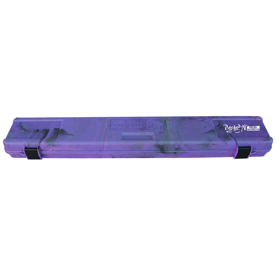 MTM Ultra Compact 12-Arrow Case Purple Camo with Foam Padding