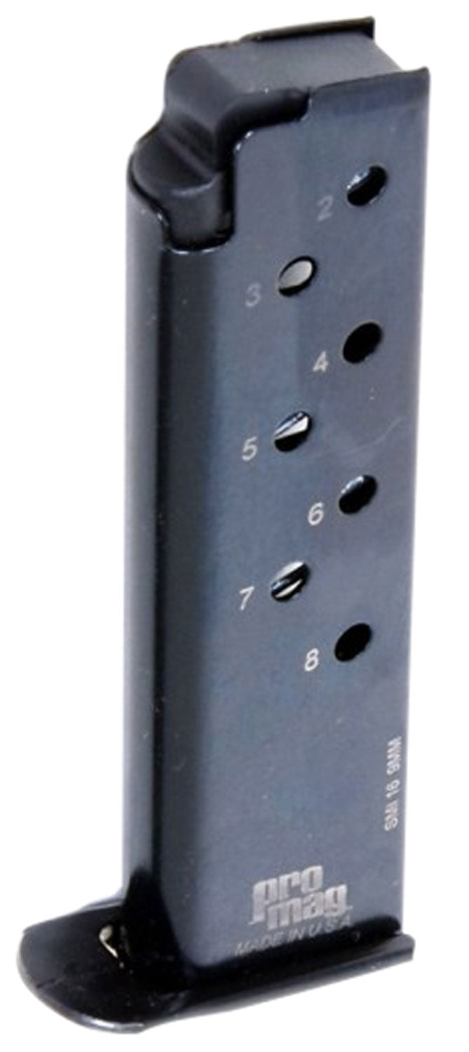 ProMag SMI16 S&W M39 8rd 9mm Single Stack Magazine Blued Steel