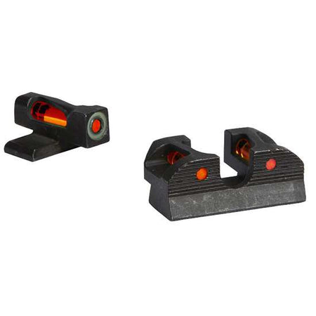 XRay1 Enhanced Day Iron Sights No8 Red Front No8 Red Rear No8 Black Round Notch