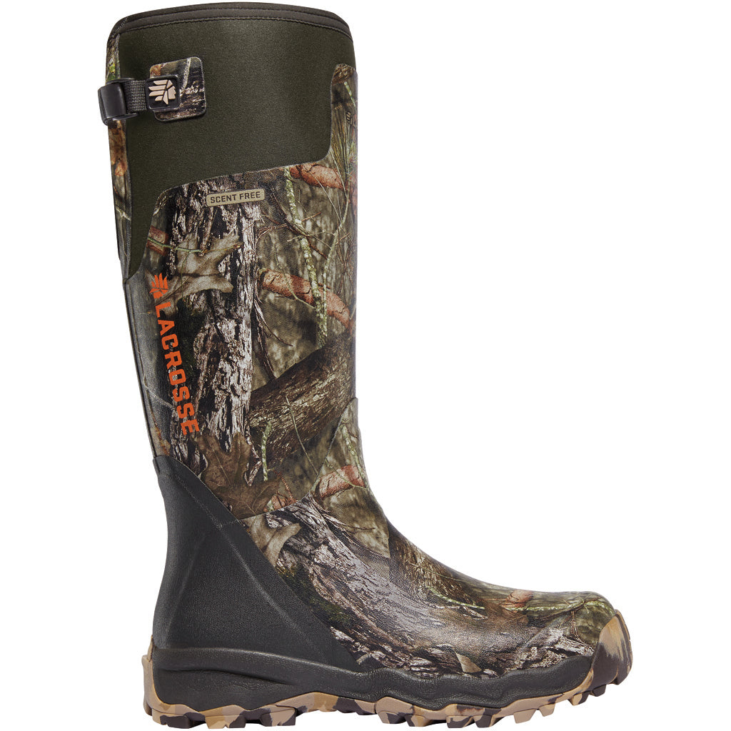 LaCrosse Alphaburly Pro Neoprene Rubber Boot Mossy Oak Country Size 12