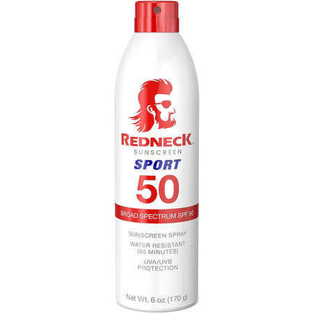 RedNeck SPF 50 Spray Sunscreen Sweat and Water Resistant