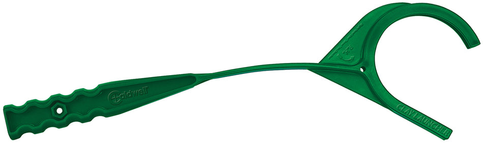 Caldwell Clay Launcher Hand Held Green Plastic Manual Single Ambidextrous Standard Clay Target