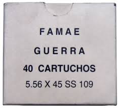 FAMAE 5.56x45mm 62 Grain SS109 Full Metal Jacket(FMJ)