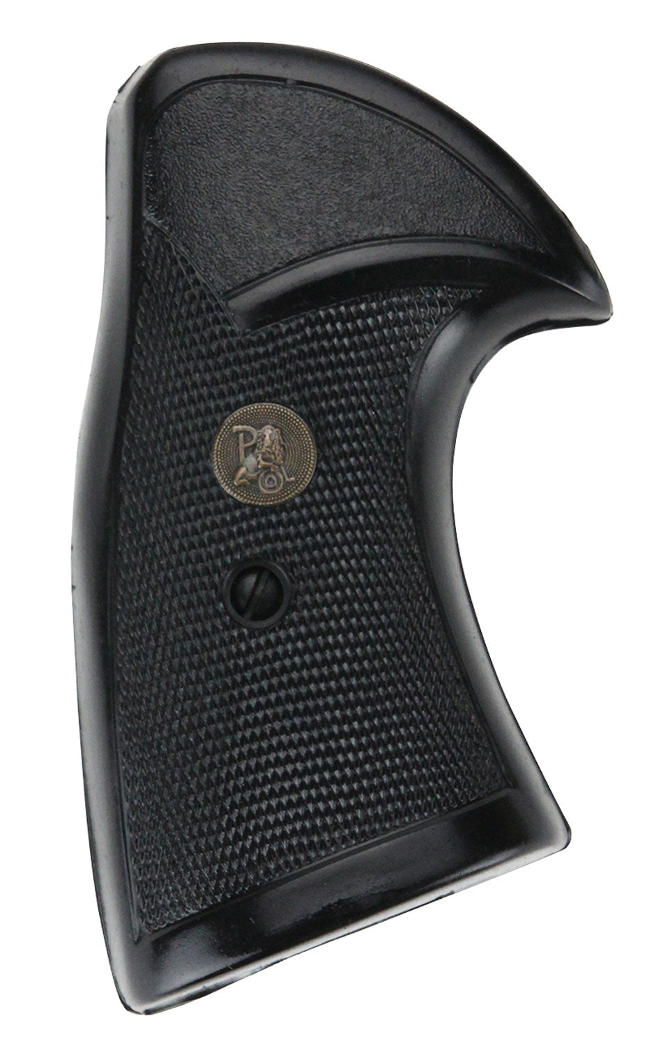 Pachmayr Presentation Checkered Rubber Grip for Smith & Wesson K/L Frame Square Butt