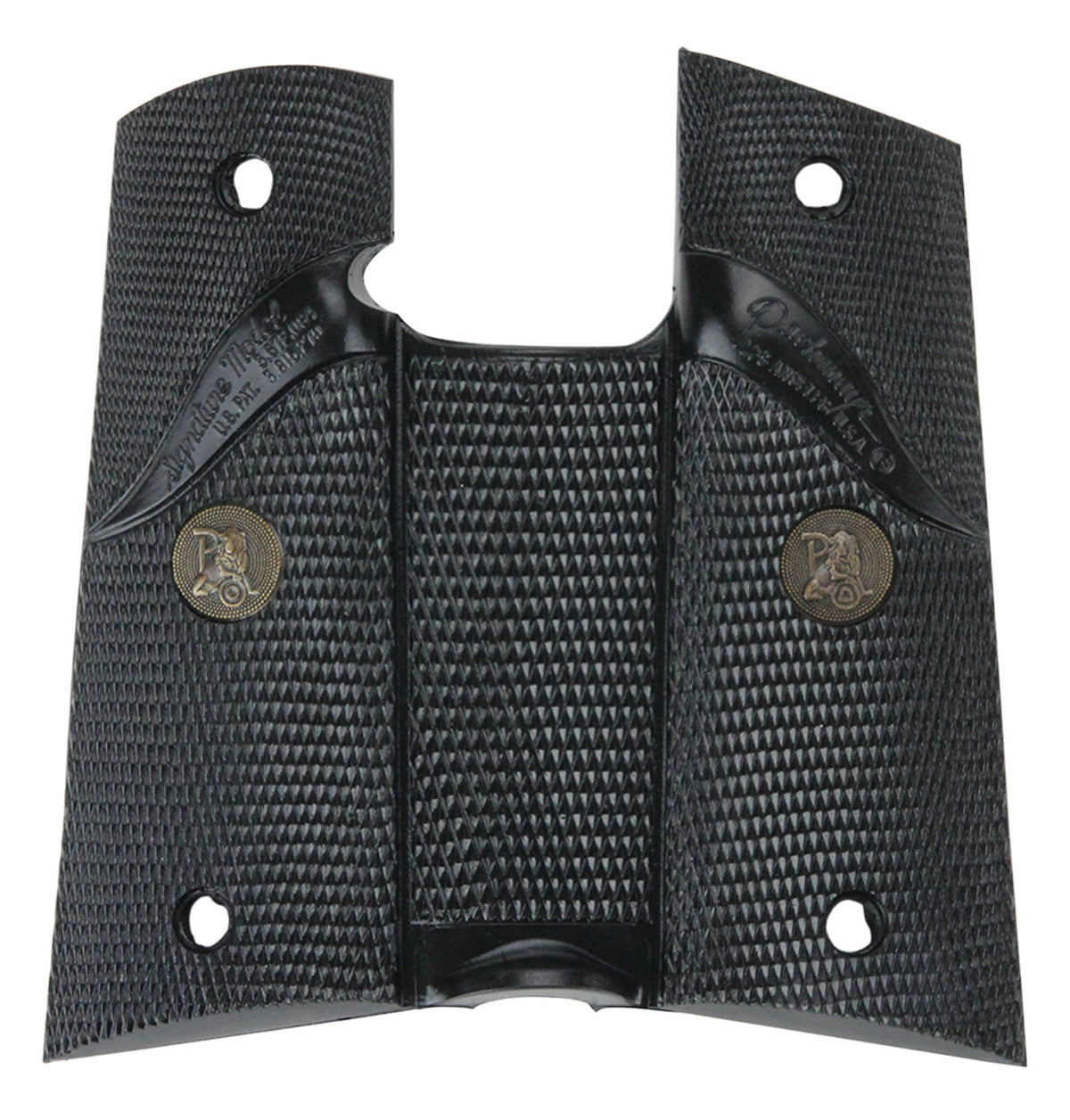 Pachmayr Signature Wraparound Checkered Rubber Grip for Colt MK IV Series 80 Delta Elite