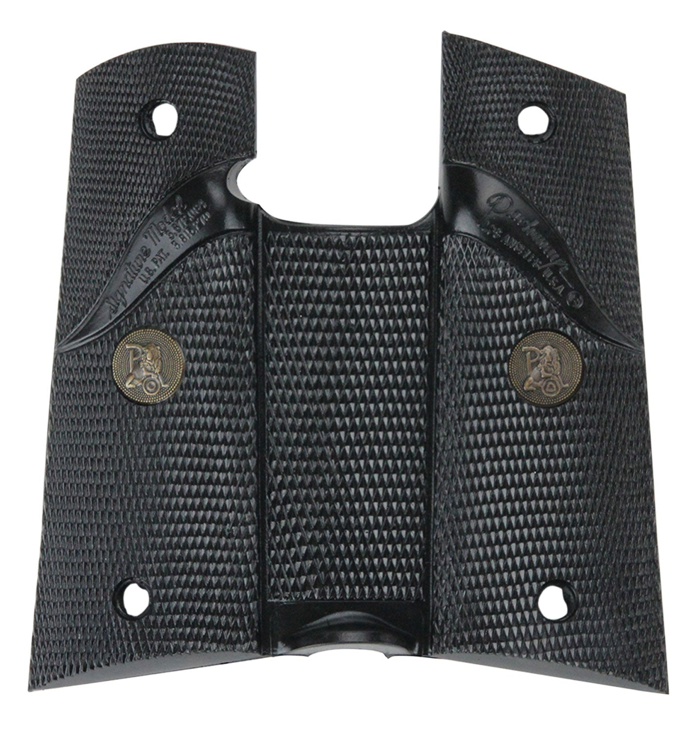 Pachmayr Signature Wraparound Checkered Rubber Grip for Colt MK IV Series 80 Delta Elite