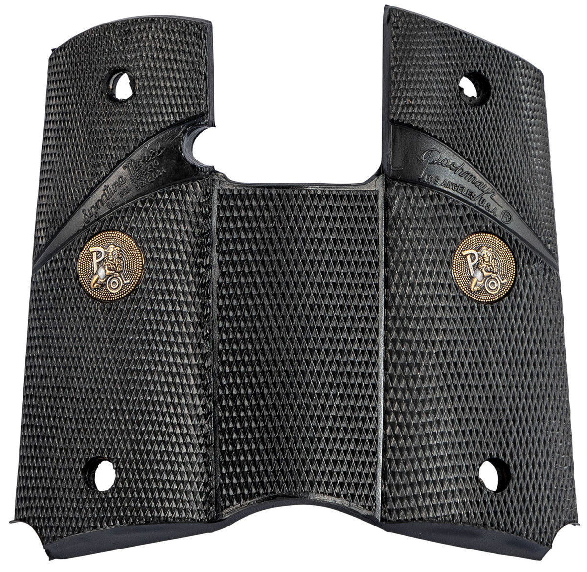 Pachmayr Signature Wraparound Checkered Rubber Grip for Colt Officer Model