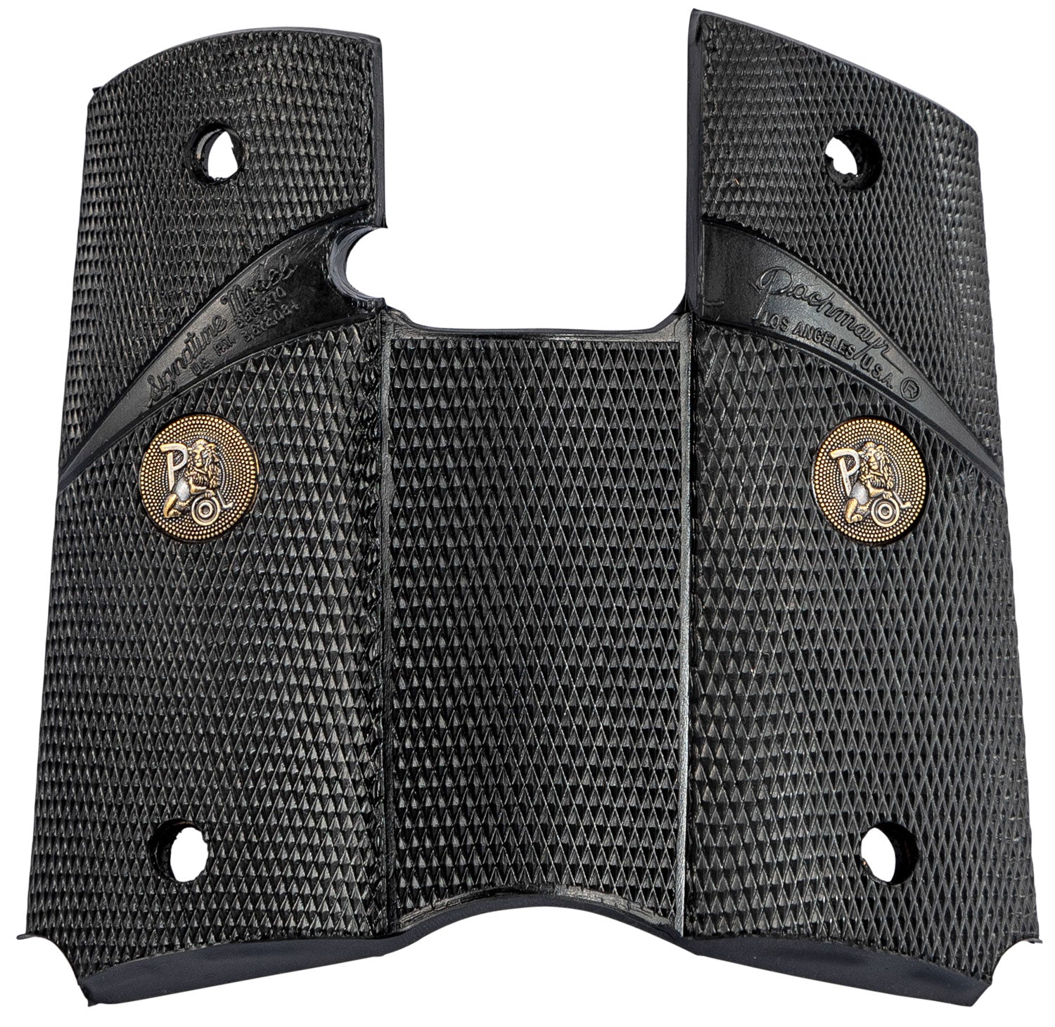 Pachmayr Signature Wraparound Checkered Rubber Grip for Colt Officer Model