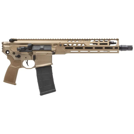 dSIG MCX SPEAR LT PSTL 5.56 11.5" BBL FDE 10" LW HG, 1-30RD, FLAT TRIG