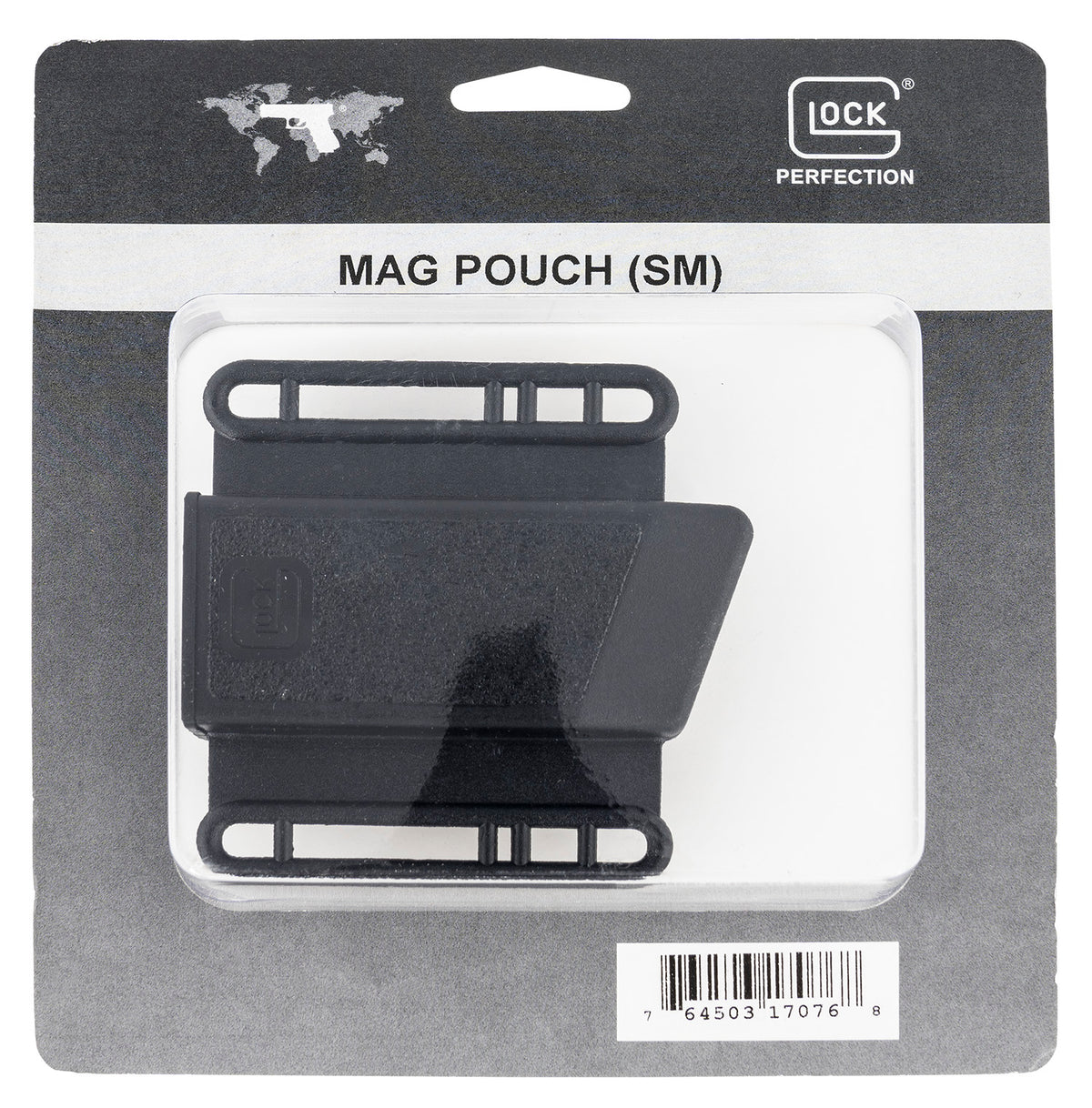 Glock MP17076 Black Polymer Magazine Pouch OWB Belt Loop 2.25" Fits Glock 17/19/22/23/27/34/35/36
