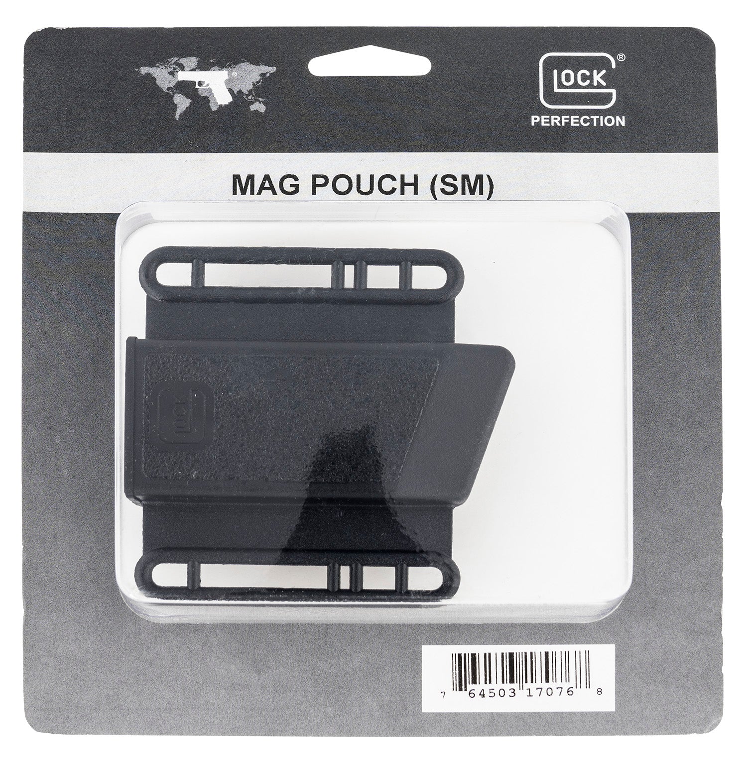 Glock MP17076 Black Polymer Magazine Pouch OWB Belt Loop 2.25" Fits Glock 17/19/22/23/27/34/35/36