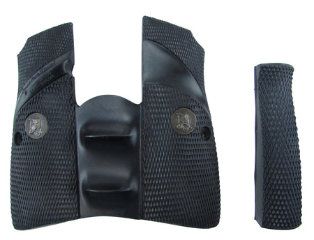 Pachmayr Signature Grip 03952 Full Wrap-Around Checkered Rubber with Finger Grooves – Browning Hi-Power