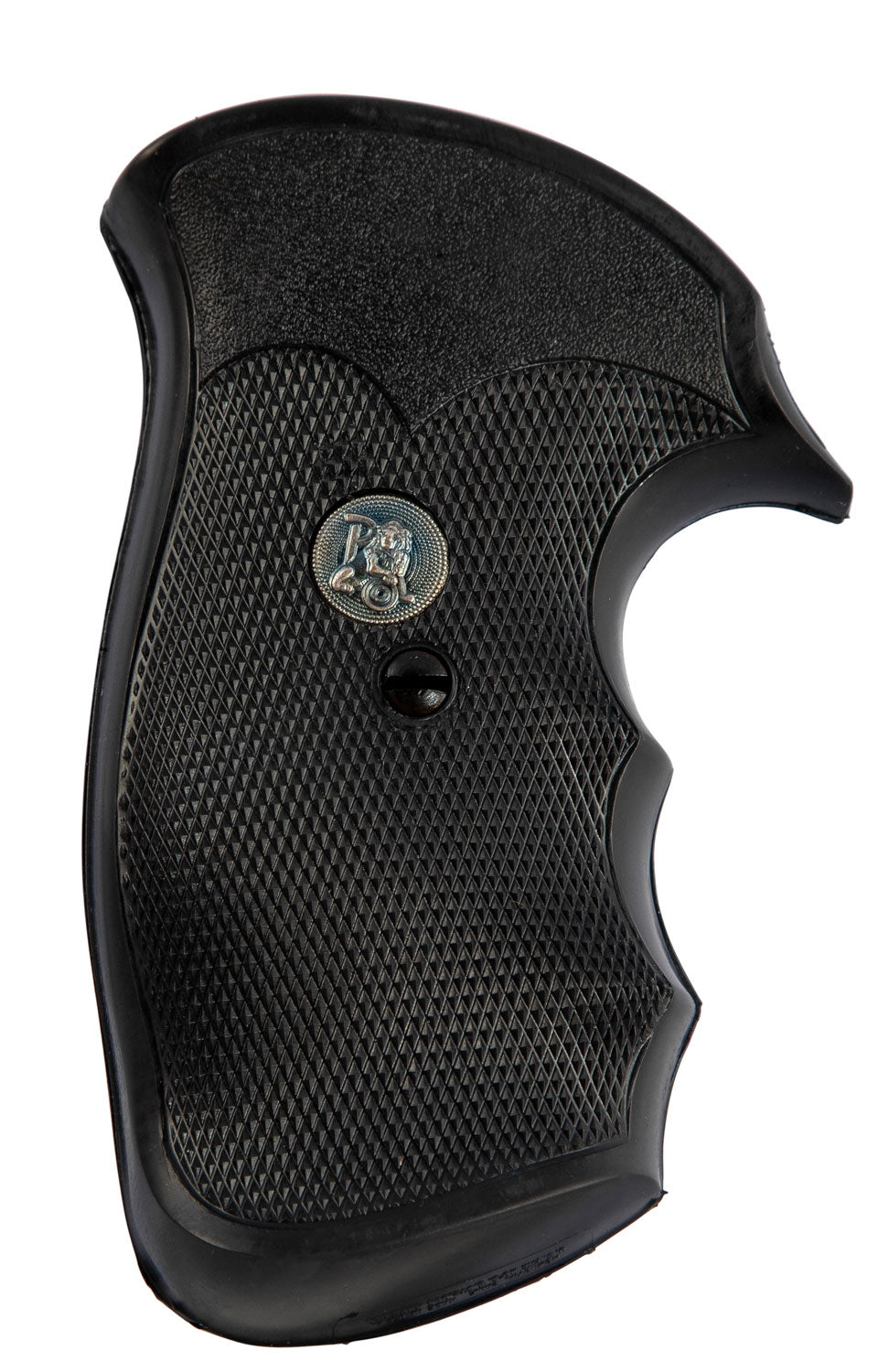 Pachmayr Decelerator Grip 05056 Checkered Rubber Finger Groove Design – S&W N Frame Square Butt