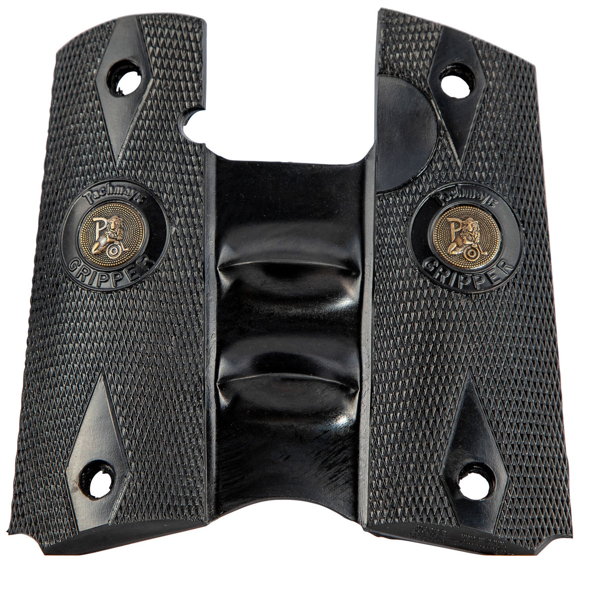 Pachmayr Signature Grip 05008 Full Wrap-Around Checkered Rubber – 1911 Government Model