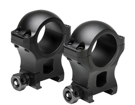 NcSTAR VISM 30mm Hunter Scope Rings - 1.3" Height, Black