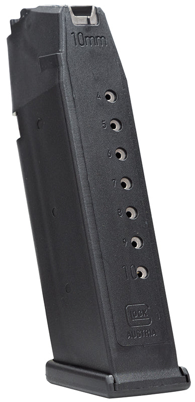 Glock G20 10mm Auto 10rd Black Polymer Handgun Magazine